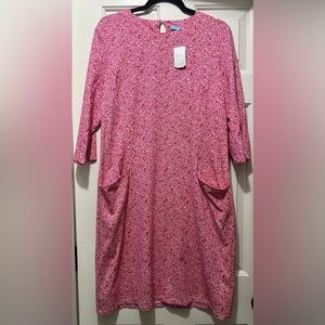 j. McLaughlin NWT Catalyst pink/white dress size XL